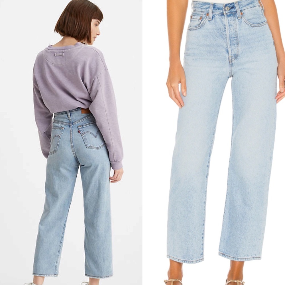 Levi’s Ribcage Straight Jeans (size 28)